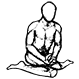drawn yoga exercise, the tree