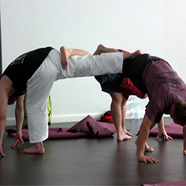 Acroyoga Exercise for Three